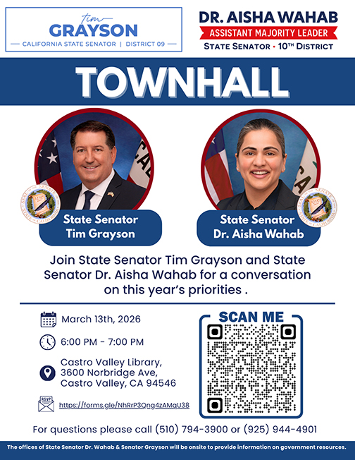 Flyer for the Townhall