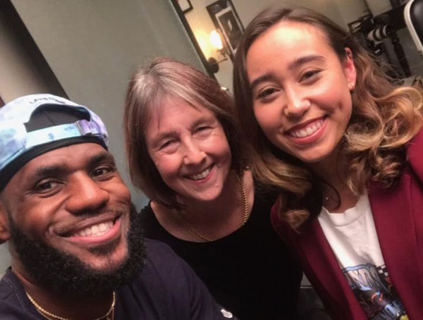 Sen. Skinner With LeBron James And Katelyn Ohashi After Signing Of SB 206